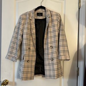 boss babe cream blazer